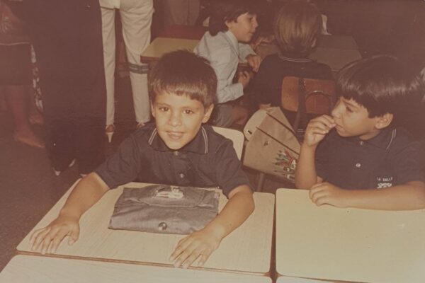 1983. My first day of school at La Salle School.