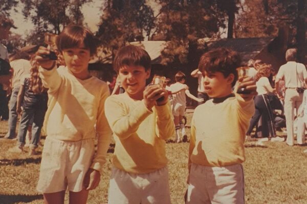 1987. My first award in the school soccer team.
